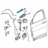 OEM 2018 Jeep Compass Handle-Exterior Door Diagram - 5SV48KW3AC