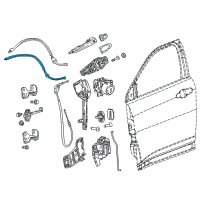 OEM 2019 Jeep Compass Cable-Inside Lock Cable Diagram - 68292063AA