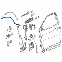 OEM 2022 Jeep Compass Cable-Inside Lock Cable Diagram - 68292063AA