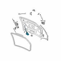 OEM Chrysler Pacifica Liftgate Latch Diagram - 4719860AC