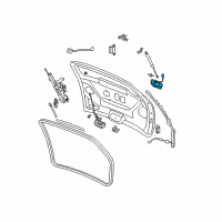 OEM 2008 Chrysler Pacifica Handle-LIFTGATE Diagram - 1GB12ARHAA