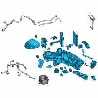 OEM Ford F-250 Super Duty Evaporator Assembly Diagram - BC3Z-19B555-T