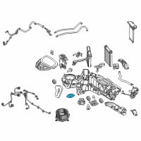 OEM Ford F-250 Super Duty Evaporator Assembly Seal Diagram - BC3Z-19C593-G