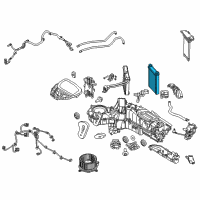 OEM Ford F-250 Super Duty Heater Core Diagram - BC3Z-18476-B