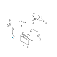 OEM 2008 Hyundai Santa Fe Hose-Radiator Reservoir Diagram - 25443-2B050