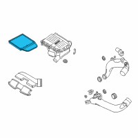 OEM 2011 BMW 335i xDrive Air Filter Diagram - 13-71-7-556-961