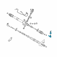 OEM 2001 Chrysler Sebring Tie Rod-Steering Diagram - MR508650