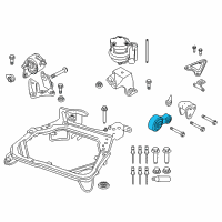 OEM 2011 Ford Fusion Torque Strut Diagram - 8H6Z-6068-A