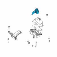 OEM 2011 Nissan Altima Duct Assembly-Air Diagram - 16576-JA000