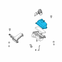 OEM 2010 Nissan Altima Air Cleaner Cover Diagram - 16526-JA00A