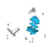 OEM 2013 Nissan Altima Air Cleaner Diagram - 16500-JA00A