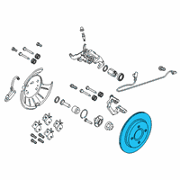 OEM 2016 Ford Fiesta Rotor Diagram - C1BZ-2C026-A