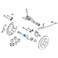 OEM 2019 Ford Fiesta Rear Wheel Bearing Diagram - BE8Z-1215-C