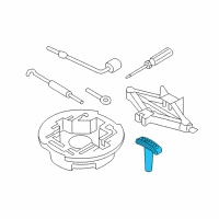 OEM Hyundai Equus Handle-Electric Parking Brake Diagram - 09148-3M000