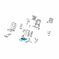 OEM Acura RDX Pad, Left Front Seat Cushion Diagram - 81537-STK-A01