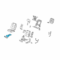 OEM Acura RDX Heater, Left Front Seat Cushion Diagram - 81534-STK-A01