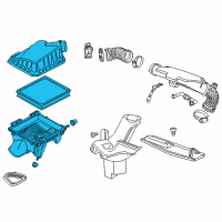 OEM Chevrolet Air Cleaner Assembly Diagram - 22897041