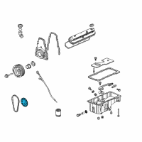 OEM 2002 Chevrolet Camaro Timing Gear Set Diagram - 12576407