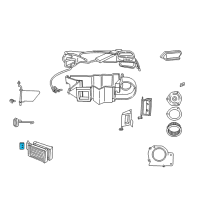 OEM Dodge Dakota A/C System Seal Kit Diagram - 5210109