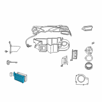 OEM 1998 Dodge Dakota Core-Heater Diagram - 4644228