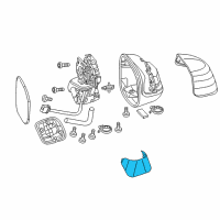 OEM 2015 Honda Civic Cover, R. Base Diagram - 76202-TR0-A01