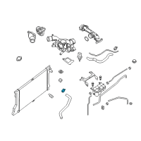 OEM Infiniti Clamp Diagram - 92527-ZX51A
