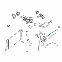 OEM 2019 Nissan NV3500 Hose-Reserve Tank Diagram - 21740-1PA0A