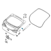 OEM Hyundai Ball Joint-Hood Lifter Diagram - 81163-G2000