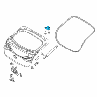 OEM 2019 Hyundai Ioniq Hinge Assembly-Tail Gate Diagram - 79770-G2000