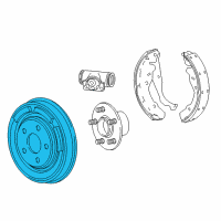 OEM Dodge Stratus Drum-Brake Diagram - 4779286AA