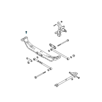 OEM 2003 Hyundai Tiburon Bolt Diagram - 62617-2D110