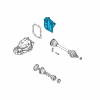OEM 2010 BMW X3 Transmission Cover Diagram - 33-11-7-508-901