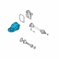 OEM 2007 BMW X3 Rear Axle Drive Differential Diagram - 33-10-7-567-993