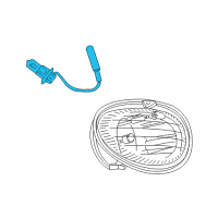 OEM Jeep Grand Wagoneer Bulb-Fog Lamp Diagram - L00H335W