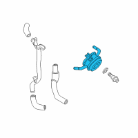 OEM 2005 Toyota Sequoia Oil Cooler Diagram - 15710-50030