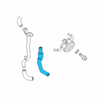 OEM 2009 Lexus GX470 Hose, Oil Cooler Diagram - 15777-50060