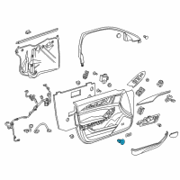 OEM 2019 Cadillac CTS Trunk Lid Switch Diagram - 84246440