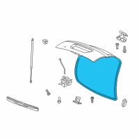 OEM Chrysler Aspen Seal-LIFTGATE Diagram - 55364425AG