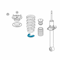 OEM 2016 Acura RLX Rubber, Rear Spring Mounting (Lower) Diagram - 52684-TY2-A01