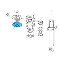 OEM 2016 Acura RLX Rubber, Rear Spring Mounting (Upper) Diagram - 52686-TY2-A01