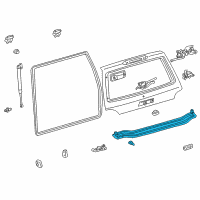 OEM 1998 Toyota Land Cruiser Weatherstrip Diagram - 68281-60020