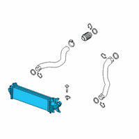 OEM 2019 Cadillac CT6 Intercooler Diagram - 84418805