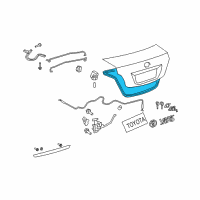 OEM Toyota Yaris Weatherstrip Diagram - 64461-52032