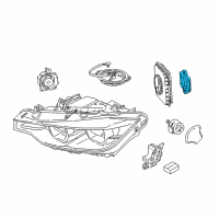 OEM 2016 BMW 330e Set, Led Modules Diagram - 63-11-7-419-615