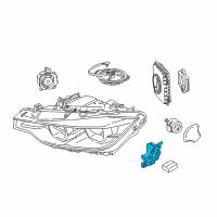 OEM 2019 BMW 330i xDrive Led Module, Direction Indicator, Left Diagram - 63-11-7-419-617