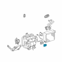 OEM 2002 Toyota Highlander Resistor Diagram - 87138-48020