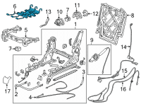 OEM 2022 Acura MDX SUSPENSION OVERMOLD Diagram - 81392-TYA-A21