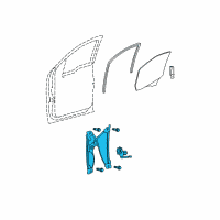 OEM 2014 Ford F-150 Window Regulator Diagram - BL3Z-1523200-E