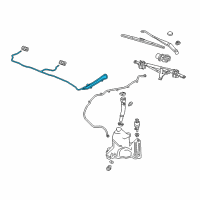 OEM Buick Regal Sportback Washer Hose Diagram - 39094668