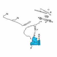 OEM 2020 Buick Regal TourX Washer Reservoir Diagram - 13480324